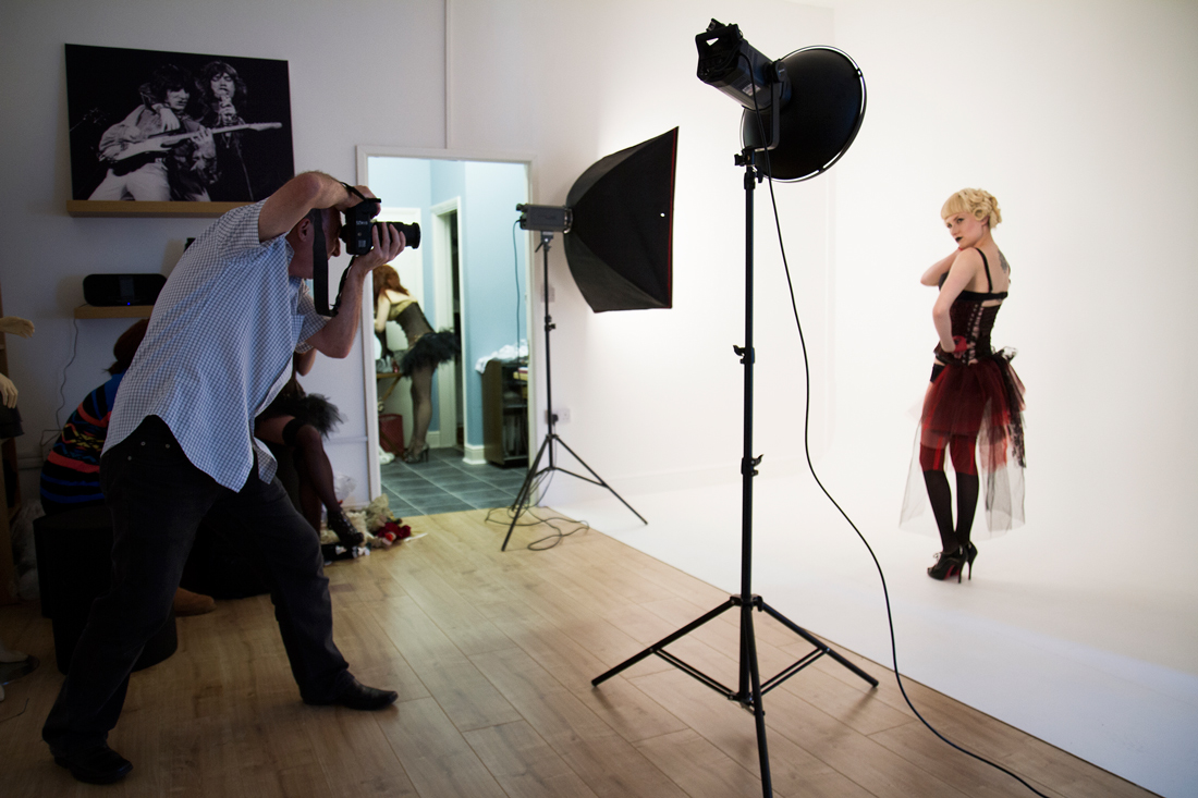 Model Shoot in our Bedford studio.